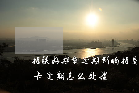 招联好期贷逾期影响招商信用卡吗（招联信用卡逾期怎么处理）