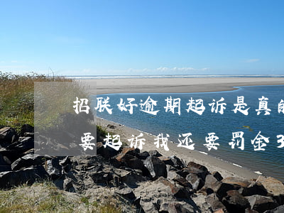 招联好逾期起诉是真的吗(招联逾期了现在说要起诉我,还要罚金3)