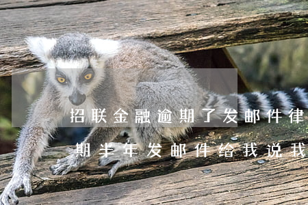 招联金融逾期了发邮件律师涵了(招联金融逾期半年发邮件给我说我诈骗要起诉)