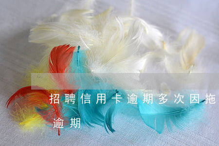 招聘信用卡逾期多次(因拖欠工資造成信用卡逾期)