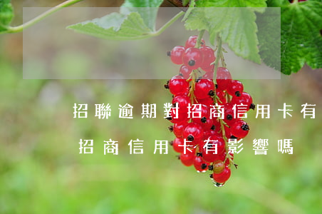 招聯逾期對招商信用卡有影響嗎(招聯逾期對招商信用卡有影響嗎)