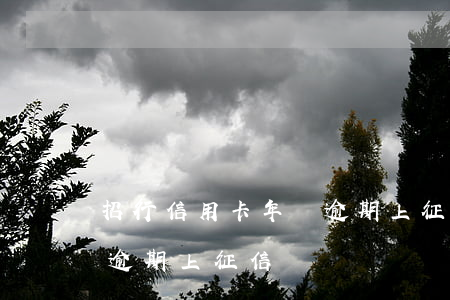 招行信用卡年費逾期上征信(招行信用卡年費逾期上征信)