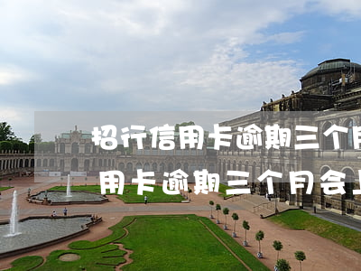 招行信用卡逾期三个月会上征信吗-招行信用卡逾期三个月会上征信吗知乎