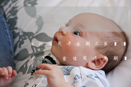 招行信用卡逾期不良記錄查詢(xún)(招行怎么查信用卡逾期記錄)