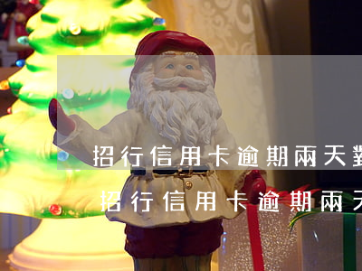 招行信用卡逾期兩天對個人征信有影響嗎-招行信用卡逾期兩天對個人征信有影響嗎?
