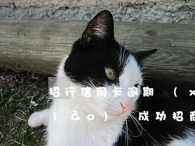 招行信用卡逾期協(xié)商賬單調(diào)減成功 招商銀行 信用卡 逾期