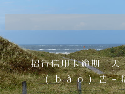 招行信用卡逾期幾天，會上報(bào)征信報(bào)告-招行信用卡逾期幾天,會上報(bào)征信報(bào)告嗎