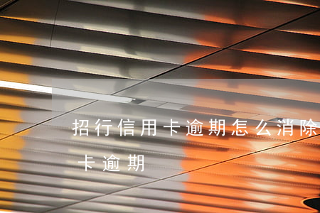 招行信用卡逾期怎么消除記錄(招商銀行 信用卡 逾期)