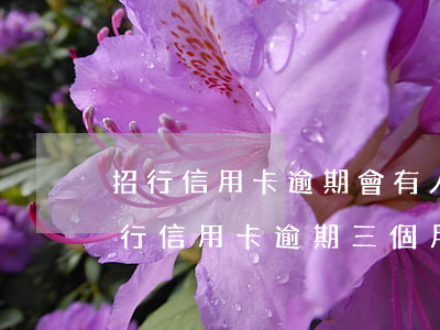 招行信用卡逾期會有人聯(lián)系(招行信用卡逾期三個月真的會起訴嗎)