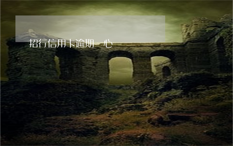 招行信用卡逾期談心