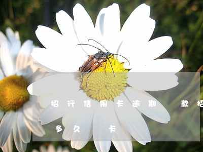 招行信用卡逾期還款(招行信用卡逾期還款要多久開卡)