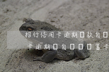招行信用卡逾期還款自動扣(招商銀行新信用卡逾期會自動從儲蓄卡扣嗎)