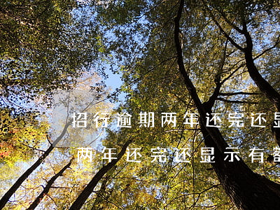 招行逾期两年还完还显示有额度-招行逾期两年还完还显示有额度怎么回事