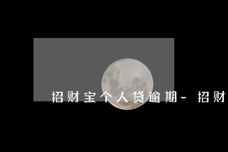招财宝个人贷逾期-招财宝个人贷逾期