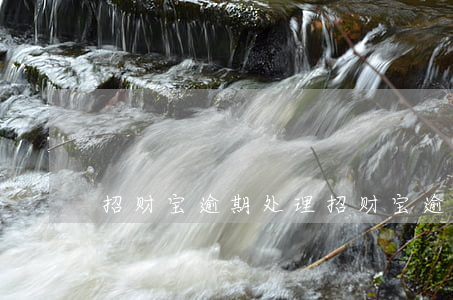 招财宝逾期处理（招财宝逾期处理）