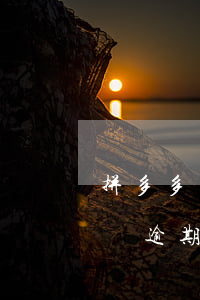 拼多多訂單逾期未支付是指多久-拼多多訂單逾期是什么意思