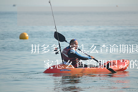 拼多多賣家怎么查逾期退款的訂單-拼多多賣家怎么查逾期退款的訂單信息