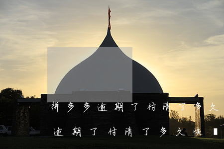 拼多多逾期了付清了多久恢復使用-拼多多逾期了付清了多久恢復使用額度