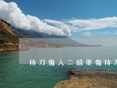 持刀傷人二級重傷(持刀造成輕傷二級)