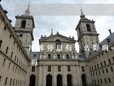 挂账停息有什么影响-挂账停息有什么影响吗