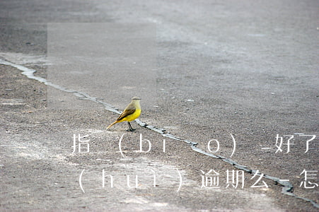 指標(biāo)選好了號(hào)還會(huì)逾期么-怎么選到逾期號(hào)