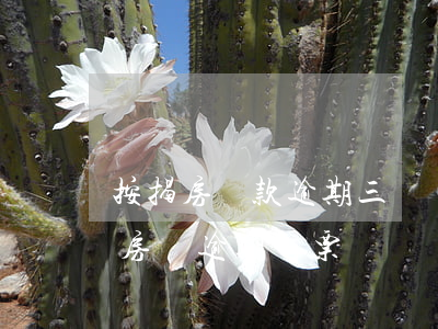 按揭房還款逾期三個(gè)月法院傳票-房貸逾期傳票