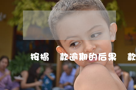 按揭還款逾期的后果(還款失敗導致逾期)