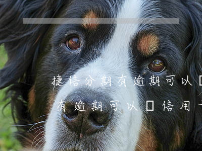 捷信分期有逾期可以辦信用卡嗎-捷信分期有逾期可以辦信用卡嗎安全嗎