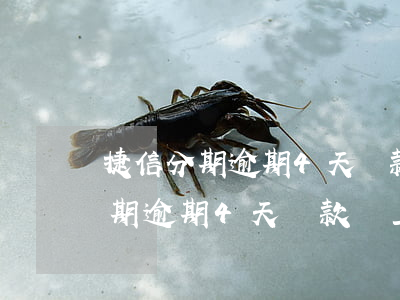 捷信分期逾期4天還款會上征信嗎-捷信分期逾期4天還款會上征信嗎怎么辦