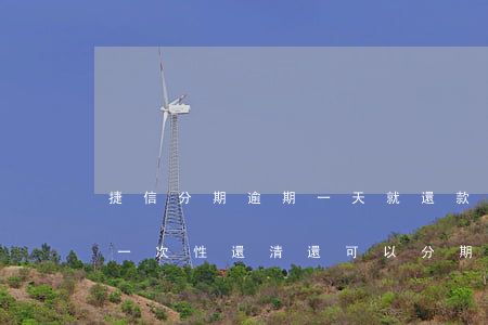 捷信分期逾期一天就還款(捷信逾期半年然后一次性還清還可以分期嗎)