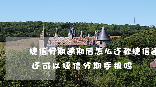 捷信分期逾期后怎么还款(捷信逾期还完之后还可以捷信分期手机吗)