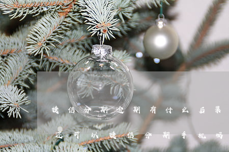 捷信分期逾期有什么后果(捷信逾期还完之后还可以捷信分期手机吗)