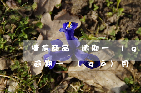捷信商品貸逾期一個(gè)月了(捷信惠購逾期一個(gè)月還款影響征信嗎?)