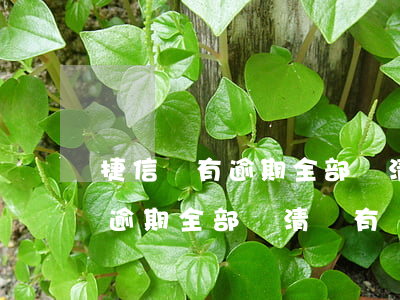 捷信沒有逾期全部還清沒有額度-捷信沒有逾期全部還清沒有額度怎么辦