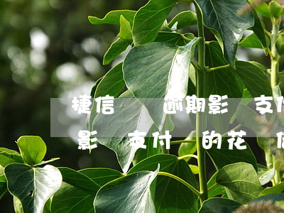 捷信沒還逾期影響支付寶花唄嗎(捷信逾期會影響支付寶的花唄借唄嗎?)