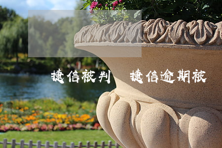 捷信被判決（捷信逾期被訴訟）