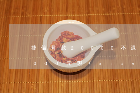捷信貸款20000不還(我在捷信貸款65000元現(xiàn)在還不起了怎么辦)