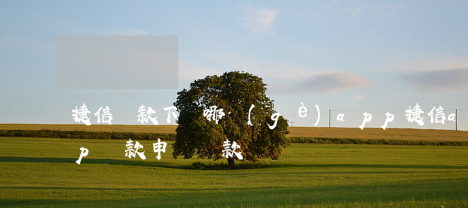 捷信貸款下載哪個(gè)app(捷信app貸款申請貸款)