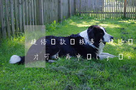 捷信貸款審核多久(捷信貸款被拒絕了要多久才可以再申請(qǐng))