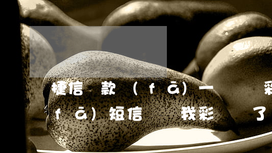 捷信貸款發(fā)一個專屬彩鈴(捷信發(fā)短信說給我彩鈴換了)