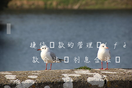 捷信貸款的管理費(fèi)合法嗎(捷信貸款合法嗎,利息合法嗎)