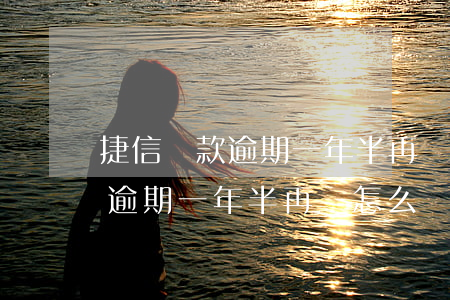 捷信貸款逾期一年半再還怎么還-捷信貸款逾期一年半再還怎么還款