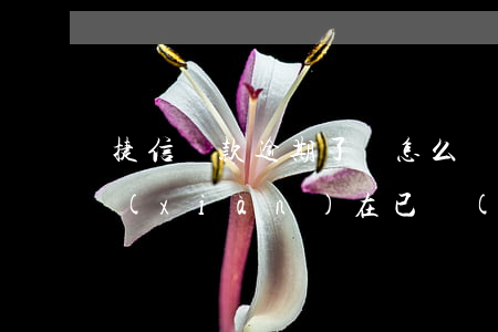 捷信貸款逾期了會怎么辦(捷信貸款逾期了,現(xiàn)在已經(jīng)上門了怎么辦?)