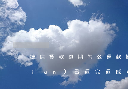 捷信貸款逾期怎么還款(捷信嚴重逾期現(xiàn)已還完還能申請什么網(wǎng)貸)