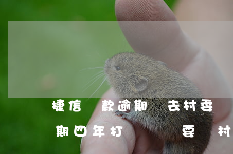 捷信貸款逾期說去村委會(huì)(捷信逾期四年打電話說要帶村委會(huì)去家里)