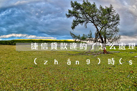 捷信貸款違約了怎么處理(捷信貸款逾期多長(zhǎng)時(shí)間會(huì)導(dǎo)致合同失效?)
