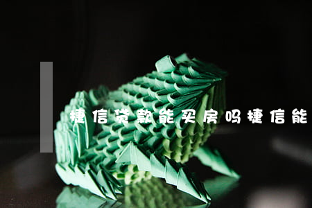 捷信贷款能买房吗(捷信能贷款吗急用)