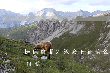 捷信逾期2天会上征信么(捷信息逾期多久上征信)