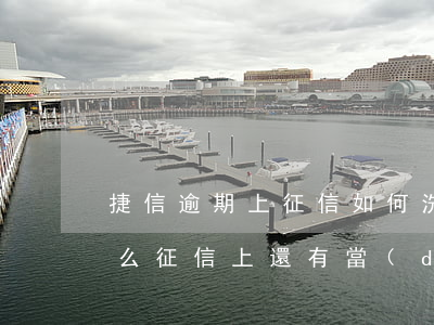 捷信逾期上征信如何洗白(捷信逾期還清了怎么征信上還有當(dāng)前逾期)