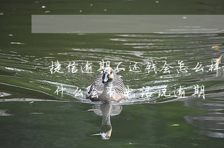 捷信逾期不还钱会怎么样(捷信钱已经还了,为什么会有电话说逾期)